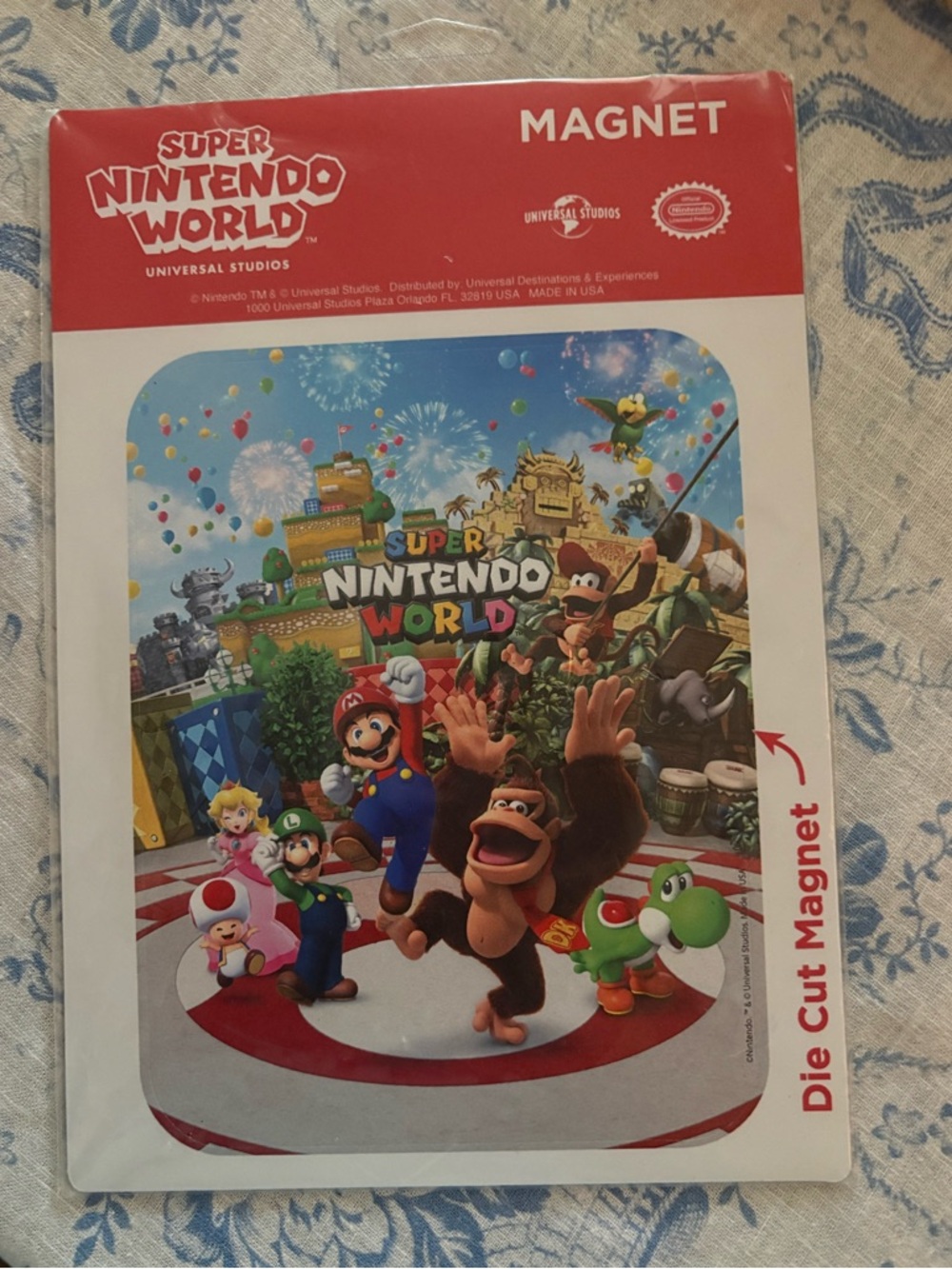 Epic Universe Grand Opening Day Magnet Universal Nintendo World
